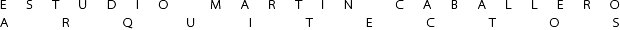 Estudio Martín Caballero Arquitectos Logo